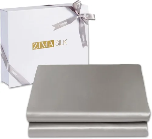 Vista 13 de ZIMASILK Sábana bajera ajustable 100% seda de morera 19 Momme, sin costuras, con bolsillo profundo, suave, sedosa e hipoalergénica para un sueño