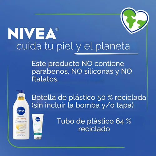 Vista 11 de Loción corporal reafirmante de hidratación ligera NIVEA (16.9 Fl Oz) + Crema en gel reafirmante y tonificante para la piel con ácido hialurónico