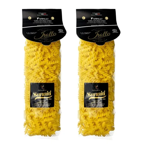 Vista 30 de Sanniti Pasta mixta artesanal sin gluten Ammischiata di Gragnano Importada de Italia, 17.6 oz