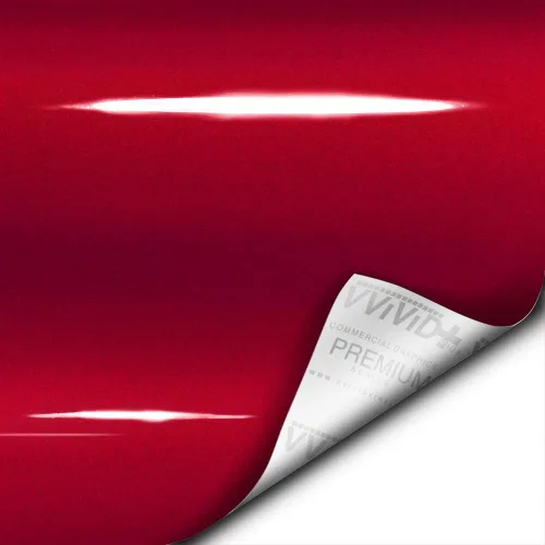 Vista 7 de VViViD+ Rollo de Película de Vinilo Ultra Brillante Metálico Rojo Caramelo para Envolver Automóviles Repuesto Premium de Pintura con Tecnología