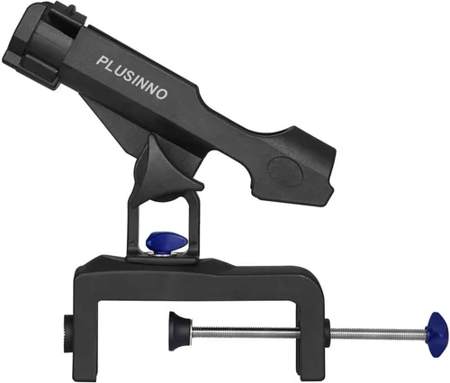 Vista 8 de PLUSINNO Soporte para Cañas de Pesca para Barco Abrazadera de Apertura Grande Ajustable 360 Grados Soportes para Cañas de Pescar Soporte Plegable