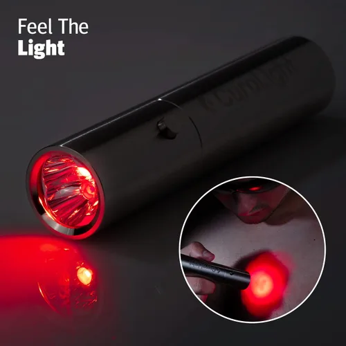 Vista 7 de Antorcha de terapia de luz roja infrarroja 630nm 660nm 850nm LED varita de luz roja para dolores musculares y dolor 3 modos potentes terapia de luz