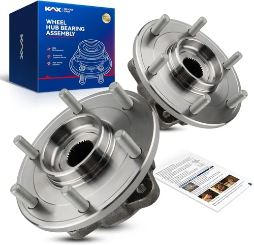 Vista 29 de KAX 510063 Rodamiento de rueda delantera compatible con Toyota Camry 2004-2017, Ford Edge 2007-2014, Toyota Sienna 2004-2010, conjunto de cubo
