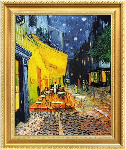 Vista 8 de IPIC - Campo de trigo con cuervos, reproducción artística de Vincent Van Gogh. Lienzo de giclée para decoración del hogar 10#F (20 x 16)