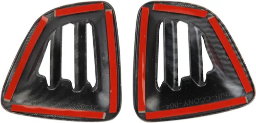 Vista 6 de Cubierta de ventilación de aire lateral superior de fibra de carbono, kit de ajuste de salida de CA para Chevrolet Colorado 2015-2022 para GMC