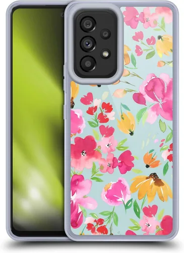 Vista 9 de Head Case Designs Officially Licensed Ninola Butterfly Nature Spring Floral Gel Case [Military Grade Protection] Compatible with Samsung Galaxy A53