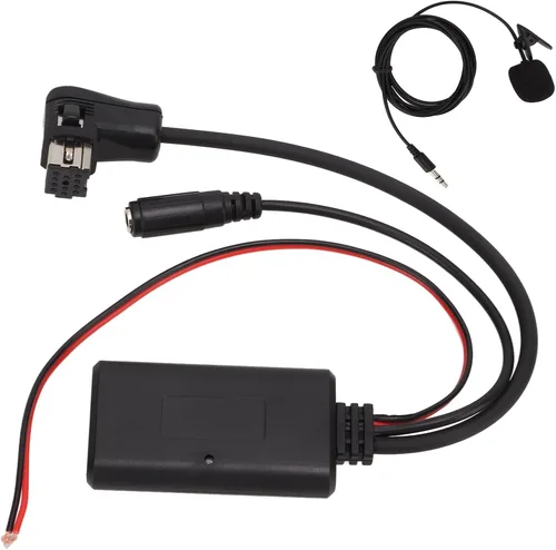 Vista 7 de Fydun Adaptador Bluetooth AUX de coche Bluetooth conector para módulo estéreo de audio Cable de audio estéreo adaptador de entrada AUX con micrófono