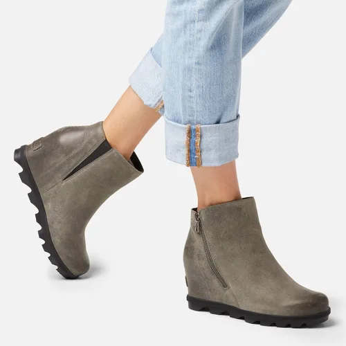 Vista 5 de SOREL Joan of Arctic Wedge III - Botas de cuña de cuero impermeables para mujer