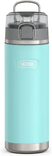 Vista 16 de THERMOS ICON SERIES, botella de agua de acero inoxidable con boquilla, 24 onzas, color verde alpino, botella de agua aislada al vacío con tapa