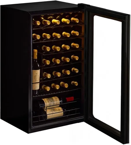 Vista 12 de Wine Enthusiast Refrigerador de vino con compresor de 20 botellas, 1.8 pies cúbicos para el hogar y la cocina, refrigeración de bajo consumo