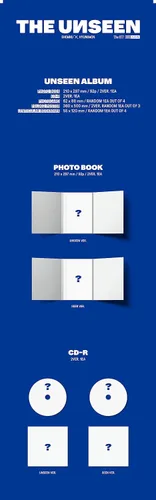 Vista 2 de Monsta X Shownu X Hyungwon THE UNSEEN 1st Mini Album Limited UNSEEN versión aleatoria CD+92p PhotoBook+1p PhotoCard+1p Póster plegado
