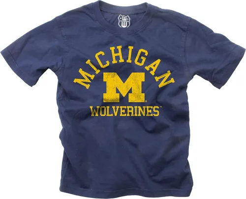 Vista 30 de Wes and Willy Camiseta de algodón orgánico de manga corta para niños de la NCAA