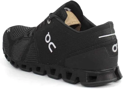 Vista 3 de On Running Cloud X - Zapatillas de deporte para hombre, color negro