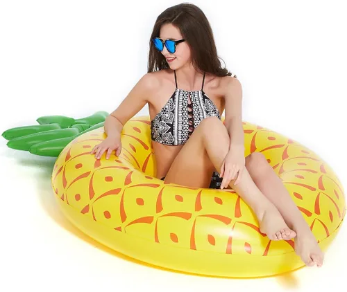 Vista 6 de Flotador inflable grande de piña para adultos