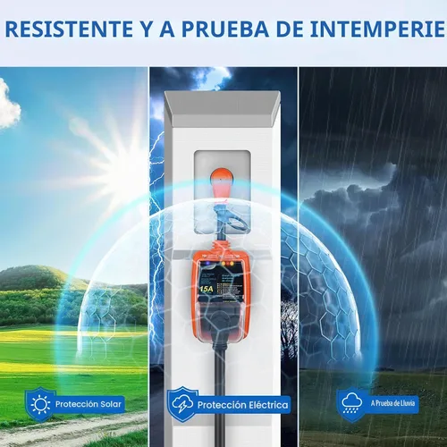 Vista 3 de Nilight Adaptador de corriente protector contra sobretensiones RV de 15 a 30 amperios, monitor de voltaje de 2100 julios, convertidor 5-15P a