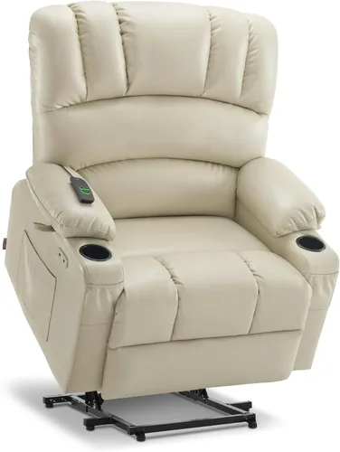 Vista 13 de MCombo Silla reclinable grande para ancianos altos, 7099 Negro