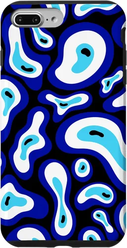 Vista 12 de Malvado de ojo turco Groovy Swirl patrón Good Vibes teléfono caso para iPhone 17