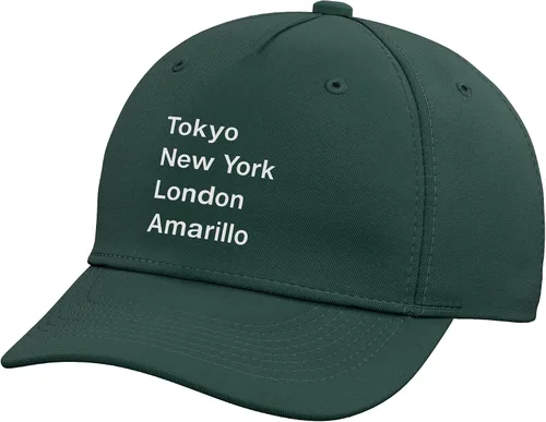 Vista 6 de Funny Amarillo City - Gorra de béisbol ajustable