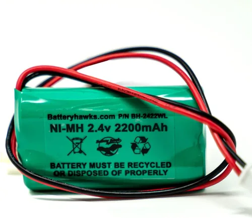 Vista 7 de AA2200mAh 2.4V 2.2Ah batería Ni-MH paquete de uso general con plomo luz solar