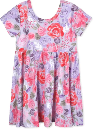 Vista 8 de Gerber Vestido de Manga Corta Giratorio Suave como Mantequilla para Niñas Bebés/Niñas Pequeñas con Viscosa Hecha de Eucalipto Corazón de fieltro