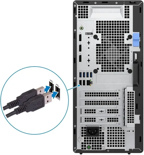 Vista 2 de Dell OptiPlex 7000 Computadora de sobremesa Intel Core i7 de 12ª generación i7-12700 Dodeca-core (12 núcleos) 2.10 GHz - 16 GB RAM DDR5 SDRAM - 256