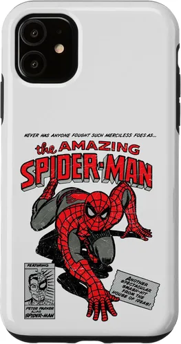 Vista 8 de Marvel Funda Retro de Cómic de Spider-Man para iPhone 17