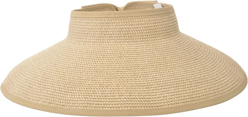Vista 31 de Simplicity - Sombrero con protección solar UV UPF 50 para mujer, convertible en visera para playa