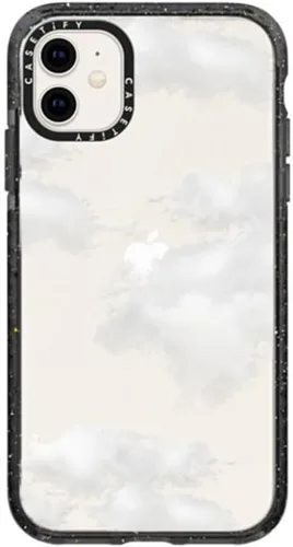 Vista 155 de Funda Impact de CASETiFY para iPhone 11 - Tiempo A Solas de Esther Kim - Negro Claro