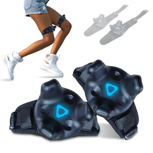 Vista 30 de Skywin VR Tracker Belt & VR Tracker Straps for HTC Vive System, 2 Pack Adjustable Belt and Hand Straps for VR Full Body Tracking