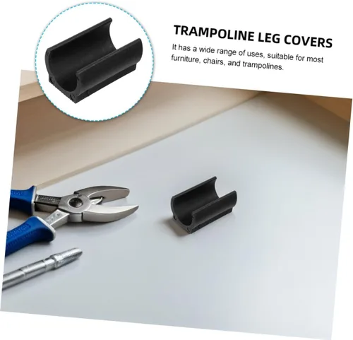 Vista 6 de Yardwe 25 unids plástico silla pie en forma de U deslizamiento de piso tapas de tubería cubierta de U - forma de U tapas silla pie piso cubierta