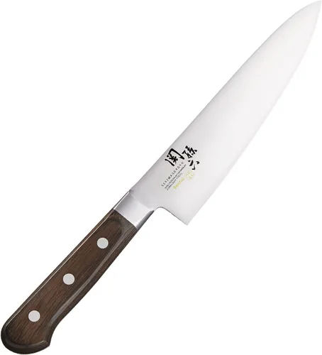 Vista 8 de Kai Kai institutions Magoroku - Cuchillo de cocina Santoku pequeño a la base, 5.709 in Fuji AB-5439