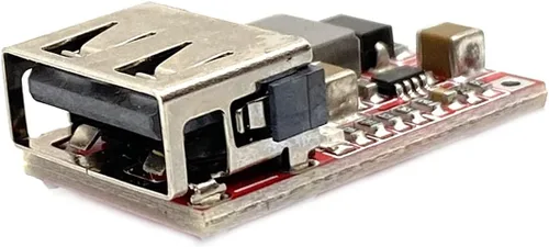 Vista 6 de Kiro&Seeu 2 unids DC-DC Buck reductor convertidor USB Power Voltaje Regulador Junta 6-24V Entrada a 5V 2A USB Cargador de Coche Módulo C-DMD-2P