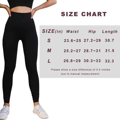 Vista 5 de YZMJAFU Leggings de yoga sin costuras para mujer, levantamiento de glúteos, cintura alta, control de abdomen, fruncidos, pantalones de entrenamiento