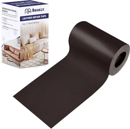 Vista 33 de Kit de cinta para reparación de cuero, parche autoadhesivo para muebles, sofá, asientos de automóvil, silla de oficina, kit de reparación de vinilo