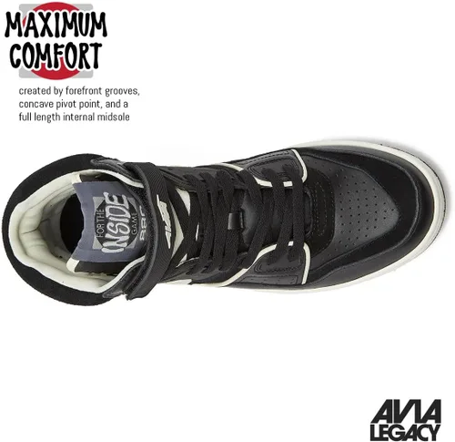 Vista 4 de Avia 880 - Tenis de baloncesto para hombre, estilo retro, para interiores o exteriores, calle o cancha, tallas 7 a 15