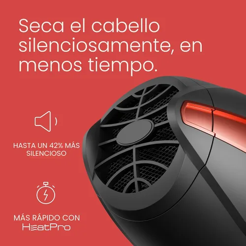 Vista 3 de TREZORO Secador de pelo profesional para mujer, secador de pelo iónico de 2000 W para salón y uso personal, potente, secado rápido y silencioso