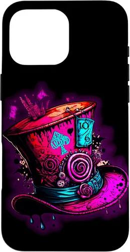 Vista 18 de Funda para iPhone 11 Pro Max We're All Mad Here Pink Steampunk Alicia en el país de las maravillas