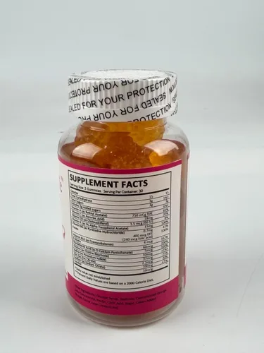 Vista 4 de AromPCOSLife - Gomitas de inositol para mujer, 60 unidades, suplemento de mio-inositol con folato y vitaminas B6 y B12, apoya el bienestar diario