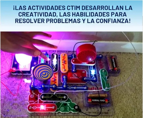 Vista 6 de Snap Circuits Kit de Exploración de Electrónica de Luz Más de 175 Emocionantes Proyectos STEM Manual de Proyectos a Todo Color Más de 55