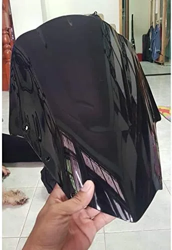 Vista 3 de GLoyer Motorcycle Windshield Windscreen Compatible with 2007 2008 2009-2012 2013 2014 2015 Compatible with FZ1 1000 S FZ1S Fazer Wind Screen Smoke