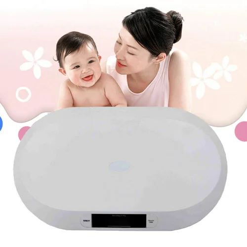 Vista 8 de Báscula electrónica digital para bebés de 44.1 lbs/44 libras, medición de peso para bebé/bebé/mascota con precisión, precisión de 0.35 onzas