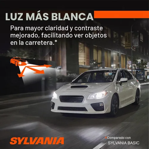 Vista 7 de SYLVANIA H11B foco delantero de luz halógena Ultra SilverStar, contiene 2 focos