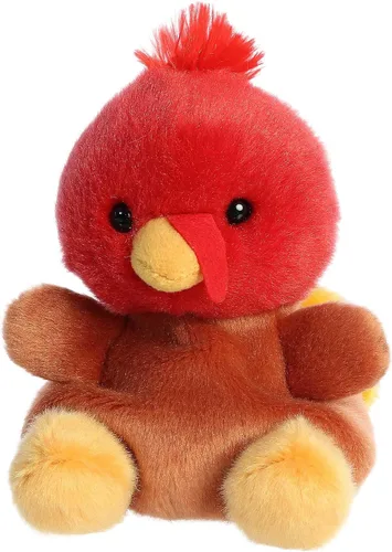 Vista 6 de Aurora® Adorable animal de peluche Palm Pals™ Aspen Turkey™, divertido peluche coleccionable para niños y adultos, perfecto para decorar