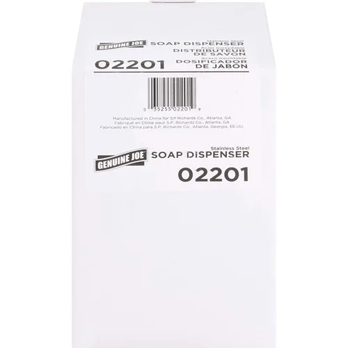 Vista 6 de Dispensador de jabón, Holds 31.5oz., acero inoxidable, Paquete de 10, Acero inoxidable, 1