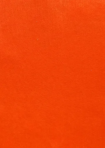 Vista 2 de Naranja - Hoja de fieltro acrílico de alta calidad XL - 1 hoja de 12 x 18 pulgadas