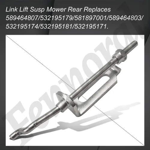 Vista 6 de Fennoral 589464807 Link Lift Susp cortacésped trasero ASM 10.278 compatible con Husqvarna Craftsman A-riens Poulan AYP Deck Lift Link P/N 195181