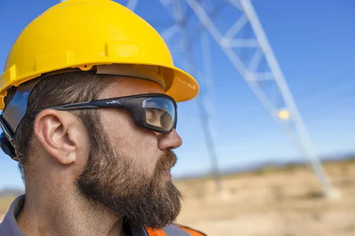 Vista 7 de Wiley X WX Grid - Lentes de sol de seguridad para hombres y mujeres, protección ocular UV para tiro, pesca, ciclismo y deportes extremos, montura