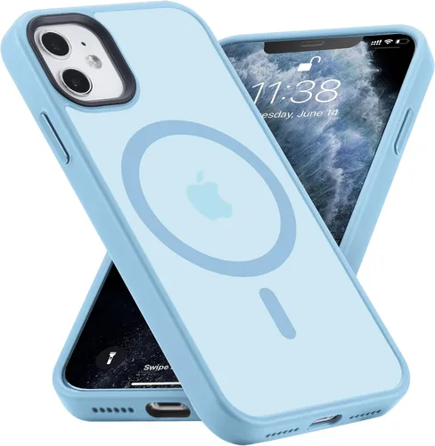 Vista 93 de Yriklso 3 en 1 Funda Magnética Fuerte para iPhone Air, 1X Protector de Pantalla + 1X Protector de Lente de Cámara, Cubierta Protectora a Prueba