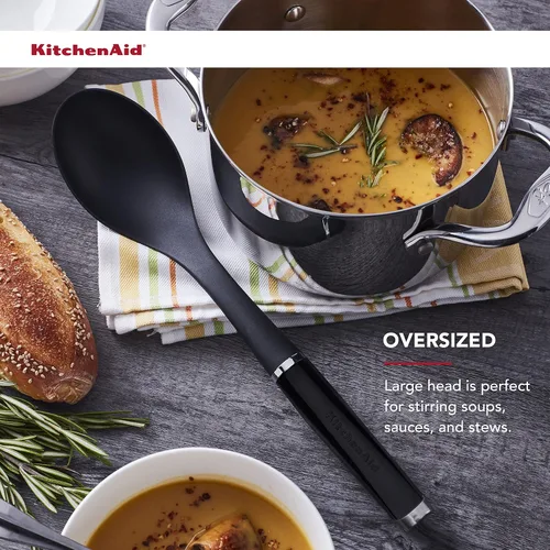 Vista 4 de KitchenAid KE003OHOBA Cuchara Clásica para Rociar, Talla Única, Negro