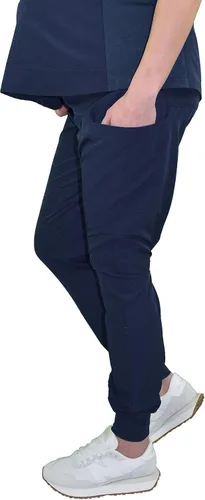 Vista 3 de Green Town Scrubs for Women - Maternity Scrubs Jogger Scrub Pant, 4 Pockets, Easy Care Stretch Fabric Uniforms